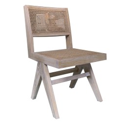 Καρέκλα Επαγγελματική  LAPETUS Sonoma Ξύλο/Rattan 51x44x86cm
