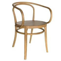 Καρέκλα Επαγγελματική  PANDORA Φυσικό Ξύλο 48x48x88cm