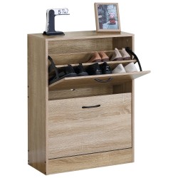 Παπουτσοθήκη  BRANTLEY Δρυς Μοριοσανίδα 60x24x81cm