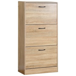 Παπουτσοθήκη  BRANTLEY Δρυς Μοριοσανίδα 60x24x116cm Παπουτσοθήκη  BRANTLEY Δρυς Μοριοσανίδα 60x24x116cm