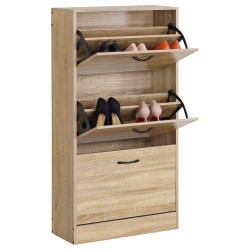 Παπουτσοθήκη  BRANTLEY Δρυς Μοριοσανίδα 60x24x116cm Παπουτσοθήκη  BRANTLEY Δρυς Μοριοσανίδα 60x24x116cm