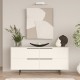 Μπουφές CARTMEL Λευκό Μοριοσανίδα/Μέταλλο 44.5x160x74.3cm Μπουφές CARTMEL Λευκό Μοριοσανίδα/Μέταλλο 44.5x160x74.3cm