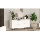 Μπουφές CARTMEL Λευκό Μοριοσανίδα/Μέταλλο 44.5x160x74.3cm Μπουφές CARTMEL Λευκό Μοριοσανίδα/Μέταλλο 44.5x160x74.3cm