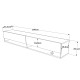 Έπιπλο Τηλεόρασης SONNING Πεύκο Μοριοσανίδα 180x31.6x29.6cm Έπιπλο Τηλεόρασης SONNING Πεύκο Μοριοσανίδα 180x31.6x29.6cm
