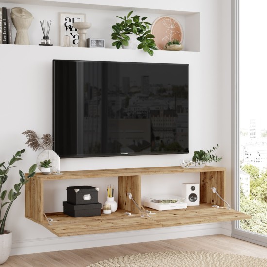 Έπιπλο Τηλεόρασης BERKSHIRE Πεύκο Μοριοσανίδα 140x31.6x29.6cm Έπιπλο Τηλεόρασης BERKSHIRE Πεύκο Μοριοσανίδα 140x31.6x29.6cm