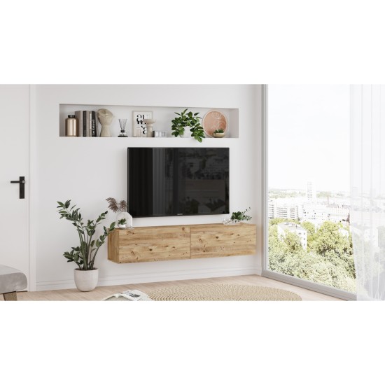 Έπιπλο Τηλεόρασης BERKSHIRE Πεύκο Μοριοσανίδα 140x31.6x29.6cm Έπιπλο Τηλεόρασης BERKSHIRE Πεύκο Μοριοσανίδα 140x31.6x29.6cm