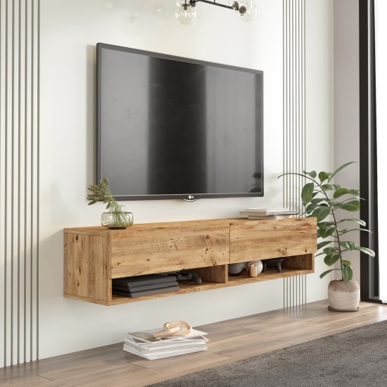Έπιπλο Τηλεόρασης SOLVA Πεύκο Μοριοσανίδα 140x31.6x29.6cm Έπιπλο Τηλεόρασης SOLVA Πεύκο Μοριοσανίδα 140x31.6x29.6cm
