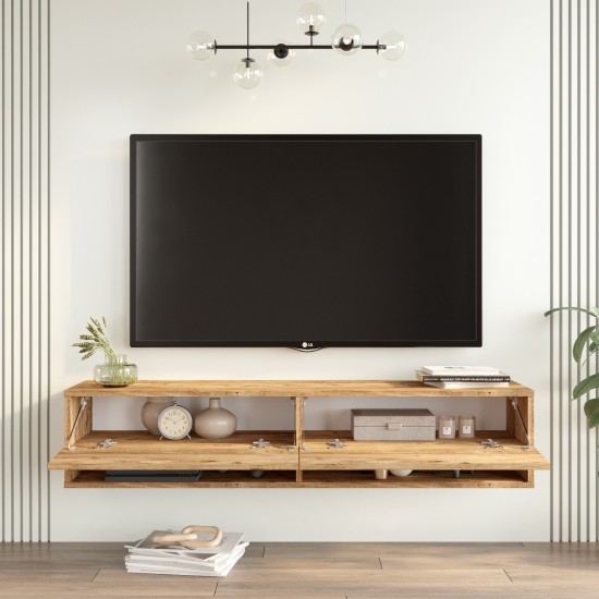 Έπιπλο Τηλεόρασης SOLVA Πεύκο Μοριοσανίδα 140x31.6x29.6cm Έπιπλο Τηλεόρασης SOLVA Πεύκο Μοριοσανίδα 140x31.6x29.6cm
