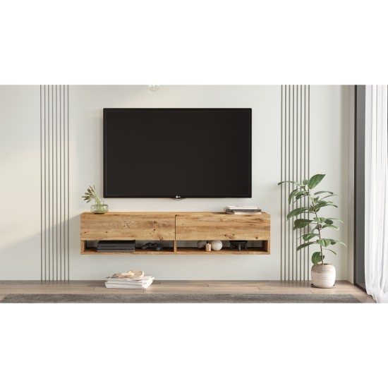 Έπιπλο Τηλεόρασης SOLVA Πεύκο Μοριοσανίδα 140x31.6x29.6cm Έπιπλο Τηλεόρασης SOLVA Πεύκο Μοριοσανίδα 140x31.6x29.6cm