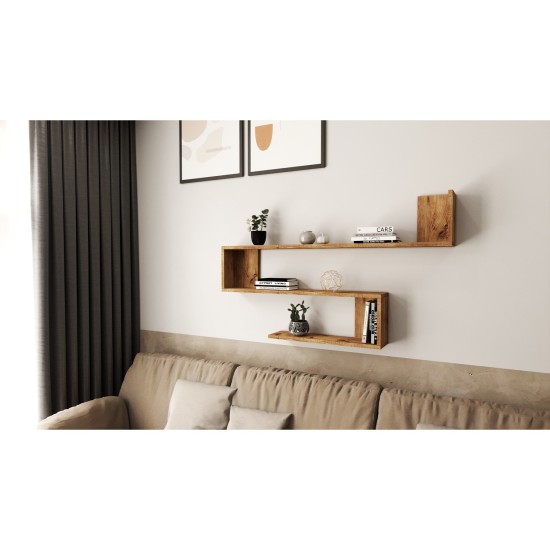 Ράφι Τοίχου EALING Πεύκο Μοριοσανίδα 120x145x71.4cm Ράφι Τοίχου EALING Πεύκο Μοριοσανίδα 120x145x71.4cm