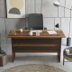 Γραφείο EASTCOTE Baroque/Ανθρακί Μοριοσανίδα 140x60x73.8cm Γραφείο EASTCOTE Baroque/Ανθρακί Μοριοσανίδα 140x60x73.8cm