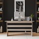 Γραφείο EASTCOTE Οξιά/Μαύρο Μοριοσανίδα 140x60x73.8cm Γραφείο EASTCOTE Οξιά/Μαύρο Μοριοσανίδα 140x60x73.8cm