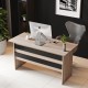 Γραφείο EASTCOTE Οξιά/Μαύρο Μοριοσανίδα 140x60x73.8cm Γραφείο EASTCOTE Οξιά/Μαύρο Μοριοσανίδα 140x60x73.8cm