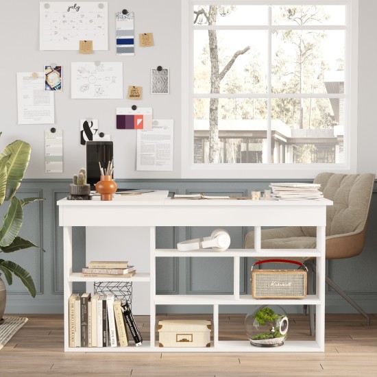 Γραφείο FELTHAM Λευκό Μοριοσανίδα 115x120x72cm Γραφείο FELTHAM Λευκό Μοριοσανίδα 115x120x72cm
