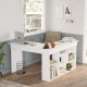 Γραφείο FELTHAM Λευκό Μοριοσανίδα 115x120x72cm Γραφείο FELTHAM Λευκό Μοριοσανίδα 115x120x72cm