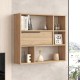 Ραφιέρα Επιτοίχια  ALISTAIR Φυσικό Μοριοσανίδα 90x22x81cm