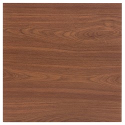 Τραπέζι Τραπεζαρίας  BROOKWYN Καρυδί/Μαύρο Μέταλλο/Μοριοσανίδα 60x60x74cm