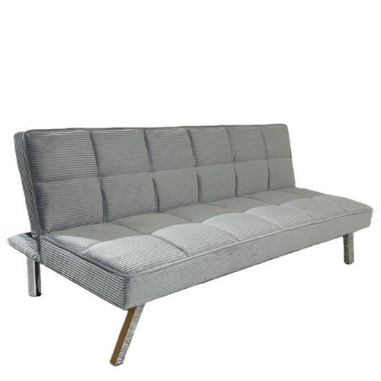 Καναπές Κρεβάτι  ELVORE Γκρι Ύφασμα/Ξύλο 190x83x74cm