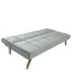 Καναπές Κρεβάτι  ELVORE Γκρι Ύφασμα/Ξύλο 190x83x74cm