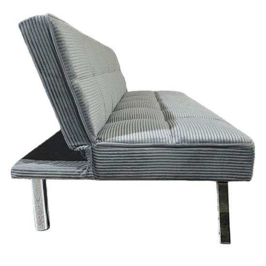 Καναπές Κρεβάτι  ELVORE Γκρι Ύφασμα/Ξύλο 190x83x74cm