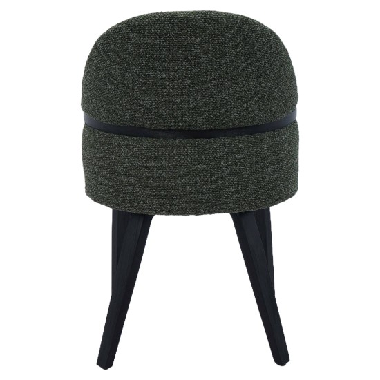 Καρέκλα Τραπεζαρίας  SILVORIA Κυπαρισσί/Μαύρο 51x58x82.5cm