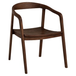 Καρέκλα Επαγγελματική  SCHUMET RAMUS Καρυδί/Rubberwood Ξύλο 56x56x78cm