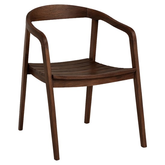 Καρέκλα Επαγγελματική  SCHUMET RAMUS Καρυδί/Rubberwood Ξύλο 56x56x78cm