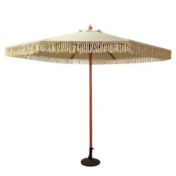 Ομπρέλα Κήπου  KARENA Μπεζ/Φυσικό Ξύλο/Polyester Φ3x2.50m