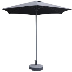 Ομπρέλα Κήπου  MELIORE Ανθρακί/Γκρι Αλουμίνιο/Polyester Φ2.5x2.36m