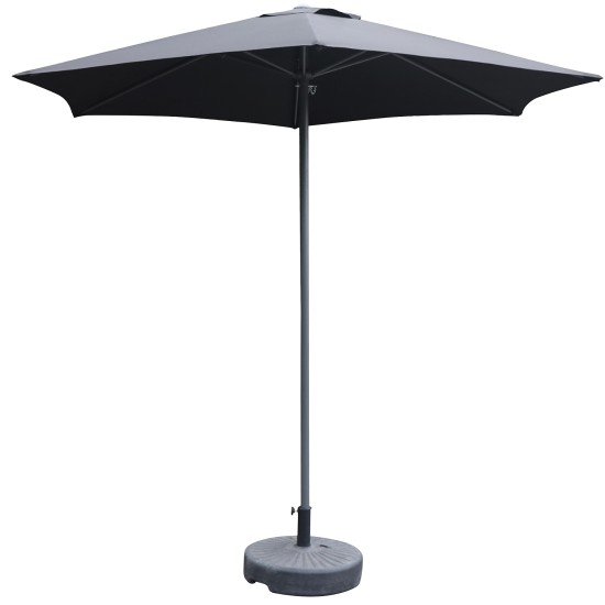Ομπρέλα Κήπου  MELIORE Ανθρακί/Γκρι Αλουμίνιο/Polyester Φ2.5x2.36m