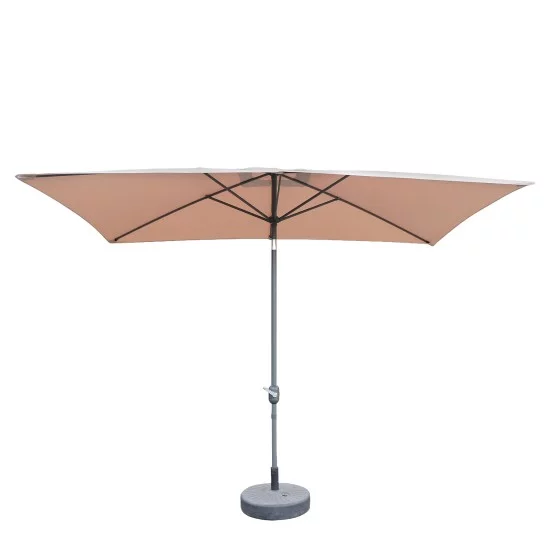 Ομπρέλα Κήπου  ARONA Μόκα/Ανθρακί Αλουμίνιο/Polyester 3x2x2.53m