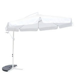 Ομπρέλα Κήπου  NORVIA Λευκό/Εκρού Μέταλλο/Polyester Φ3m