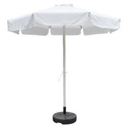 Ομπρέλα Κήπου  SALVIA Εκρού/Λευκό Αλουμίνιο/Polyester Φ2.2x2.5m