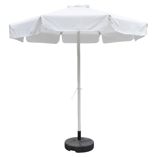 Ομπρέλα Κήπου  SALVIA Εκρού/Λευκό Αλουμίνιο/Polyester Φ2.2x2.5m