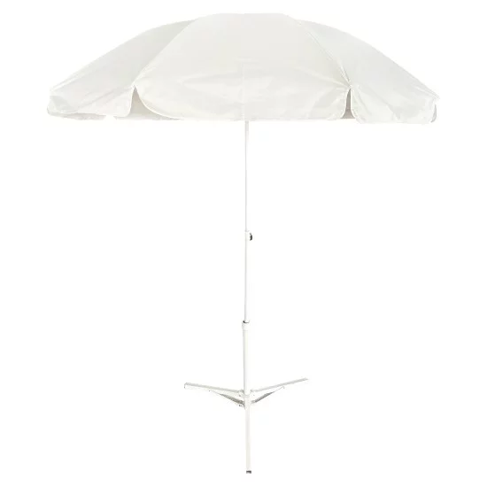 Ομπρέλα Παραλίας  VENTRA Λευκό Μέταλλο/Polyester Φ2m
