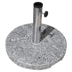 Βάση Ομπρέλας  GRANEX 25kg Γκρι Γρανίτης Φ38x35cm