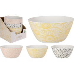 Μπολ  Μελαμίνη Φ25.5x11.5cm Σε 3 Σχέδια