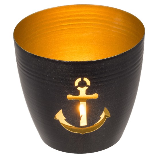 Ρεσώ Μαύρο Μέταλλο 10x10x9cm Σε 2 Σχέδια