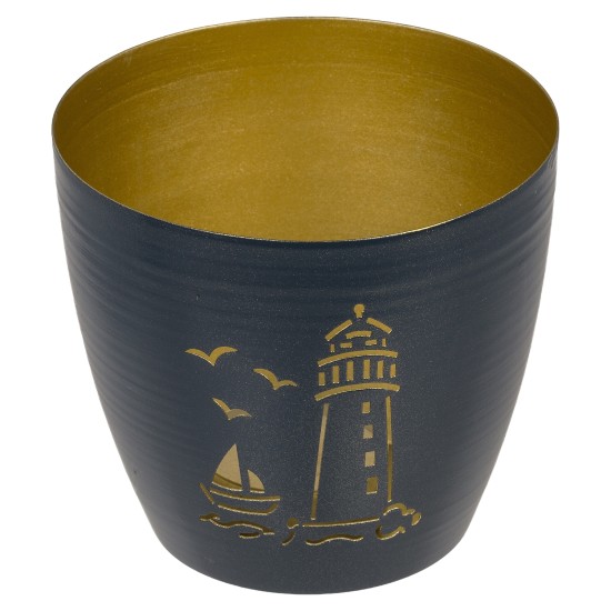 Ρεσώ Μαύρο Μέταλλο 10x10x9cm Σε 2 Σχέδια