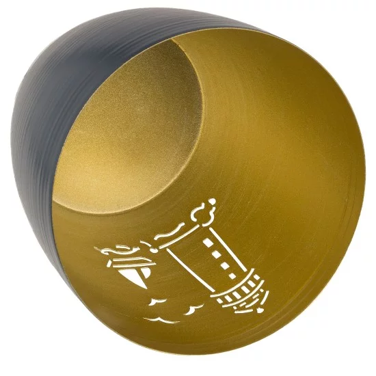 Ρεσώ Μαύρο Μέταλλο 10x10x9cm Σε 2 Σχέδια