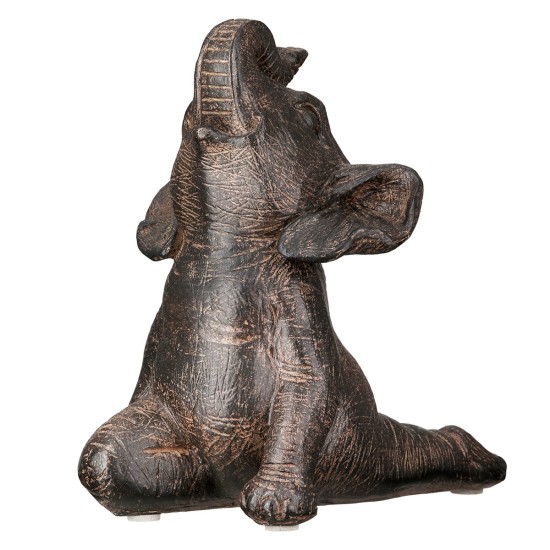 Figure Elephant Synthetic Resin Brown Ποικιλία 3 φορές 10X15X16Cm 10X15X16Cm Figure Elephant Synthetic Resin Brown Ποικιλία 3 φορές 10X15X16Cm 10X15X16Cm