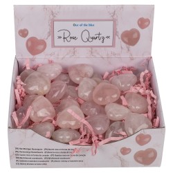 Καρδιά Χαλαζία Ροζ 2.5cm