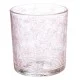 Φανάρι Καταιγίδας Cylindrical "Rose" Λουλουδάτο Pattern Γυάλινο Clear Rose PU 18 Pcs. Assorted H. cm D. 7 cm