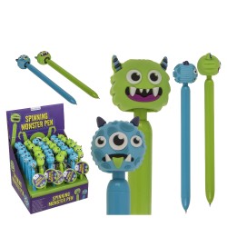 Στυλό Τερατάκι Περιστρεφόμενο Πλαστικό 16.4cm Σε 2 Σχέδια