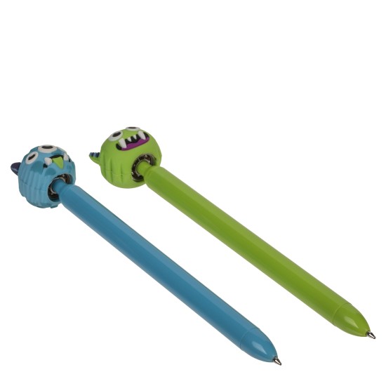 Στυλό Τερατάκι Περιστρεφόμενο Πλαστικό 16.4cm Σε 2 Σχέδια