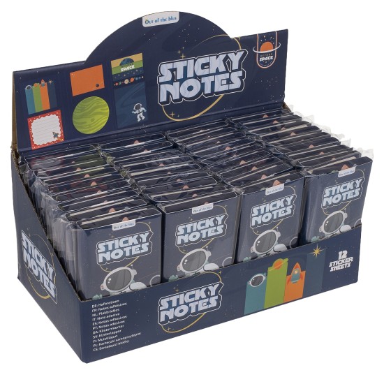 Σετ Χαρτάκια Σημειώσεων Αστροναύτης 6 Διαφορετικά Σχέδια/Μεγέθη Ανά Σετ