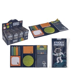 Σετ Χαρτάκια Σημειώσεων Αστροναύτης 6 Διαφορετικά Σχέδια/Μεγέθη Ανά Σετ