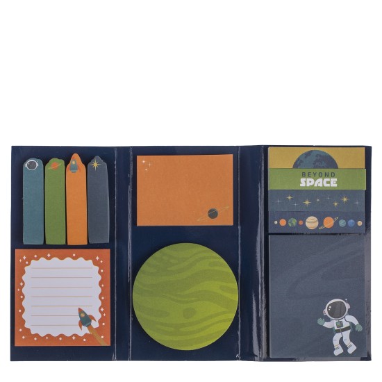Σετ Χαρτάκια Σημειώσεων Αστροναύτης 6 Διαφορετικά Σχέδια/Μεγέθη Ανά Σετ