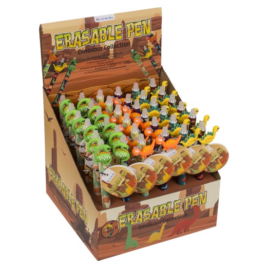 Στυλό Που Σβήνει Δεινοσαυράκι 14.5cm Σε 6 Σχέδια