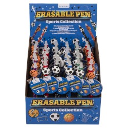 Στυλό Που Σβήνει Ποδόσφαιρο/Μπάσκετ 14.5cm Σε 6 Σχέδια
